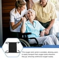 thumbnail image 2 of Support de Réservoir d'Oxygène Double pour Fauteuil Roulant Sac de Cylindre d'Oxygène Portable Imperméable avec Sangles Réglables s'Adapte à la Plupart des Fauteuils Roulants, Marcheurs et Scooters, 2 of 9