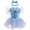 Blue princess, variant on WIBACKER Infant Baby Girls Romper Tutu Dress 3-18M Princess Bodysuit Tulle Dresses with Headband Birthday Christmas Halloween Costume
