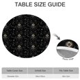 thumbnail image 6 of Black Gothic Sun Moon Star Pattern Round Fitted Tablecloth with Elastic Edge,Dining Table Cover Waterproof,Outdoor Round Tablecloth for Camping,Dining,Indoor and Outdoor, 6 of 7