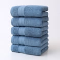 thumbnail image 2 of Dvumao Towels for Bathroom, 5 Pcs Bath Towels Set For Bathroom Cotton Thick Soft Absorbent Towel Set Of 5 Household Wash Face Gift Towel, Mom Gifts, 2 of 7