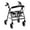 Black and White Piano Music, variant on HELLHERO Geometric Heart-Shaped Flowers Walker Rollator Seat Back Cover Rollator Walker Seat Covers and Waterproof for Suitable for Parks and Parks