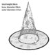 thumbnail image 1 of Sombreros de Halloween para niños y adultos, sombrero de mago para mascarada, B05, 1 of 4