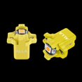 thumbnail image 5 of Alla Lighting Super Bright B8.3D 17058 202259 2721 MF8 LED Bulbs, Amber Yellow Instrument Panel Lights 3030 SMD Dashboard Lights, Gauge Cluster Lights, Speedometer Lights, Indicator Lights, 5 of 8