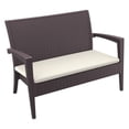 thumbnail image 2 of Compamia Miami Resin Patio Loveseat in Brown, 2 of 7