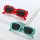 thumbnail image 5 of Gafas de sol cuadradas de moda con montura pequeña y distintivas en ángulo para mujer, gafas de baile de hip-hop, 5 of 5