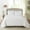 White, variant on JML Quilt Set 3-Piece Queen Size, Classic Vintage-Inspired Stonewashed Bedspread Coverlet