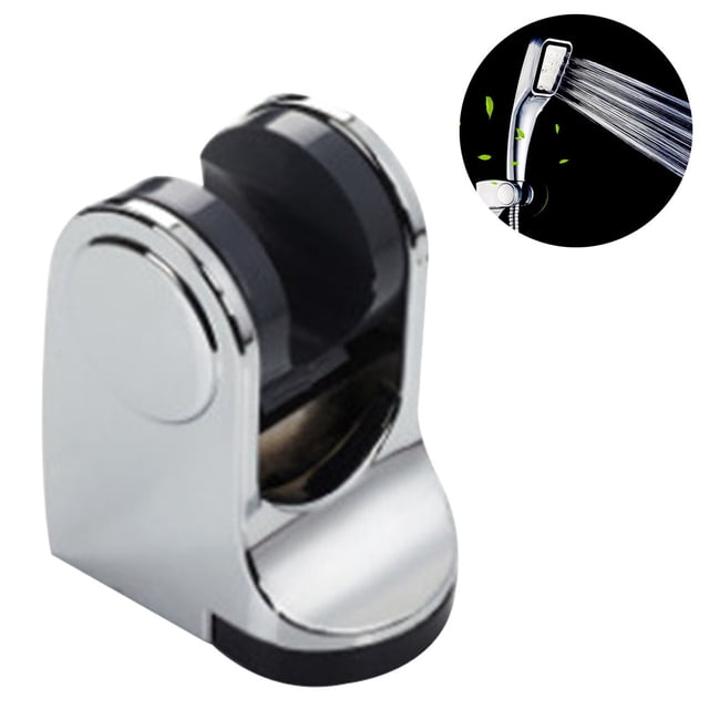 Soporte elegante para cabezal de ducha, conexión universal G1/2, soporte de ducha ajustable a 45°, plástico ABS cromado, ideal para mejorar el baño
