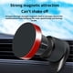 thumbnail image 4 of Soporte magnético para teléfono de coche | Soporte giratorio de 360° de aleación de aluminio con fuerte succión | Universal para teléfonos de 4,7 a 6,7 pulgadas | Rojo, negro, rosa y plateado, 4 of 7
