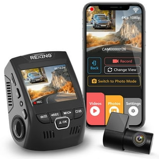Rexing M1 Pro 2K Dual Mirror Dash Cam 1440p (Front) + 1080p (Rear)