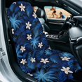 thumbnail image 3 of XYZCANDO Tropical Floral & Palm Leaf Print Car Seat Cover Towel Non-Slip Fit for Workout, Stain Resistant Sweatproof Car Seat Protector Towel Sweat Absorption, 3 of 11