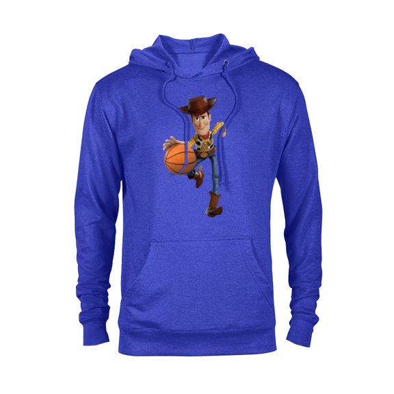 Disney Toy Story Sheriff Woody Basketball - Pullover Hoodie for Adults - Customized-Royal