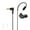 Black (Right), variant on MEE audio M6 Single Right Side Earbud, One Wired Earphone w/ Earhook, 51" Cable, 3.5 mm Plug (Black)