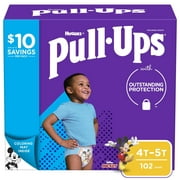 Pull-Ups Boys' Learning Designs Training Pants, 4T-5T, 102 Ct