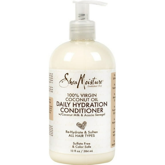 Shea Moisture 100% Virgin Coconut Oil Daily Hydration Conditioner 13 oz (Pack of 2)