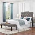 thumbnail image 2 of Home Fare Hanover Style Tufted Full / Queen Headboard in Grey, 2 of 2
