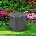 thumbnail image 2 of Pure Garden 50-Gal Outdoor Storage Box - Waterproof Deck Box, Dark Gray, 2 of 11