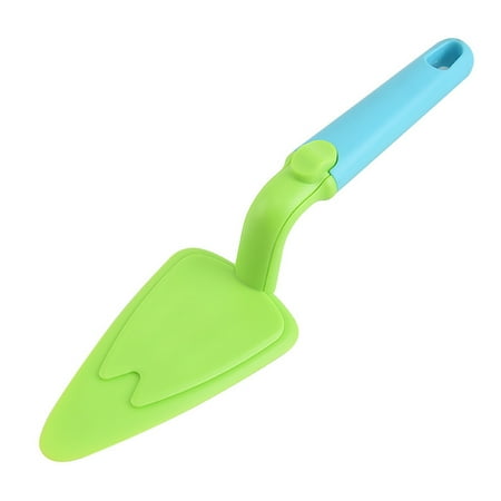 

Farfi Cake Shovel Pushable Removable PS Baking Tool Pizza Pie Server for Party (Green)