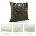 thumbnail image 4 of JEUXUS  Steampunk Mechanical Gears Four Seasons Universal Throw Pillow Cover Bed Sofa Pillow Home Decoration, 4 of 5