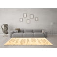 thumbnail image 3 of Ahgly Company Indoor Square Solid Brown Modern Area Rugs, 4' Square, 3 of 4