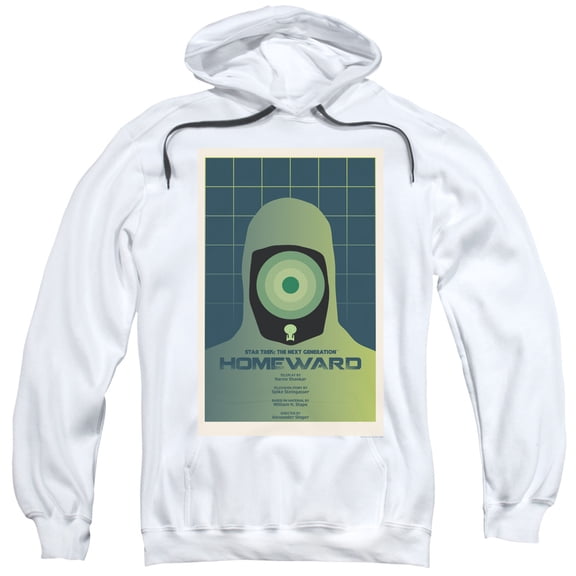 Star Trek Tng Season 7 Episode 13 Adult Pullover Hoodie Sweatshirt White