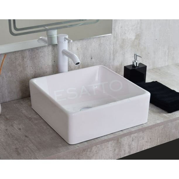 Kit Quadra B Esatto® Paquete De Precio Mejorado Con Lavabo Llave Y Desagües