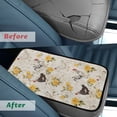 thumbnail image 4 of Yuyamidu Chicken Car Center Console Armrest Cover Yellow Rose Auto Center Console Cushion Accessories Flannel Car Arm Rest Cover Pad Fit for Most SUV Van Truck, 4 of 7