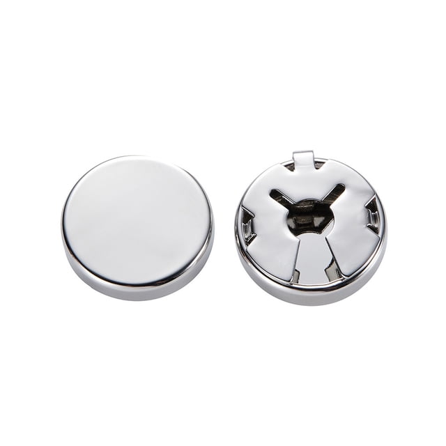 Gemelos elegantes redondos de camisa para hombre de cuatro colores dorados y plateados, accesorios de botones ordinarios, gemelos de metal