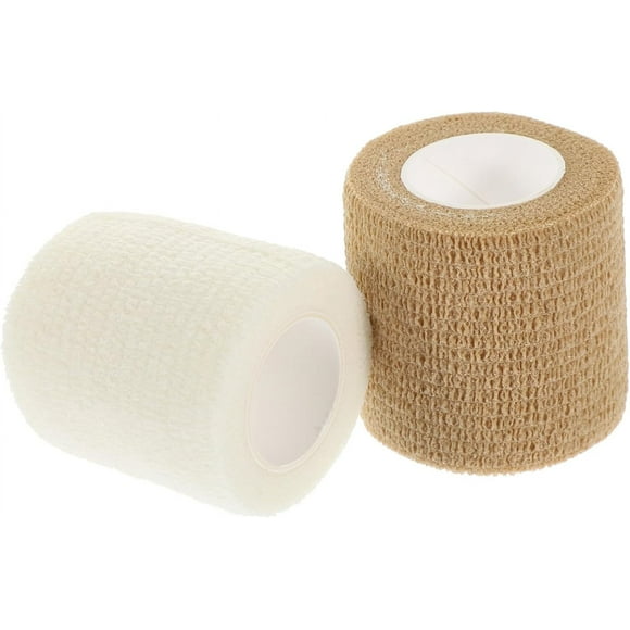 1set Elastic Thickened Finger Bandage Welly Bandages Tape Wrap Fingertip Bandages Large Bandages Gauze Grip Lashes Patch Injury Bandaging Supplies Adhesive Non-Woven Fabric 12rolls