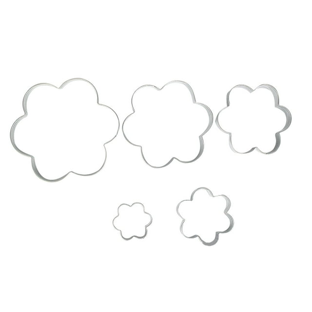 Xihbxyly Juego de Cortadores de Galletas Navideños, 5 Moldes de Acero Inoxidable, Diseño Duradero y Antioxidante, Perfectos para Hornear En Las Fiestas, Fáciles de Limpiar, Regalo Ideal de Navidad, 1