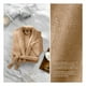 thumbnail image 2 of Bata de Baño Suave, Absorbente y de Secado Rápido, Unisex Real Textil (Khaki, Unitalla), 2 of 6