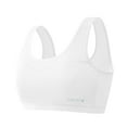 thumbnail image 6 of CYRBOKO Girls Bars, Breathable Comfortable Soft Cotton 2-Pack Seamless Bralettes White Size 7-13 T, 6 of 7