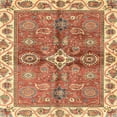 thumbnail image 1 of Ahgly Company Indoor Square Abstract Red Oriental Area Rugs, 3' Square, 1 of 6
