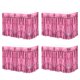 thumbnail image 1 of Faldas de mesa de flecos de papel de aluminio metálico Uxcell para fiesta Rosa, 1 of 7
