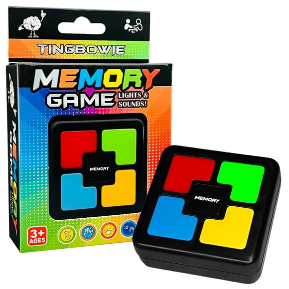 Juego de memoria electrónico portátil tingbowie con luces
