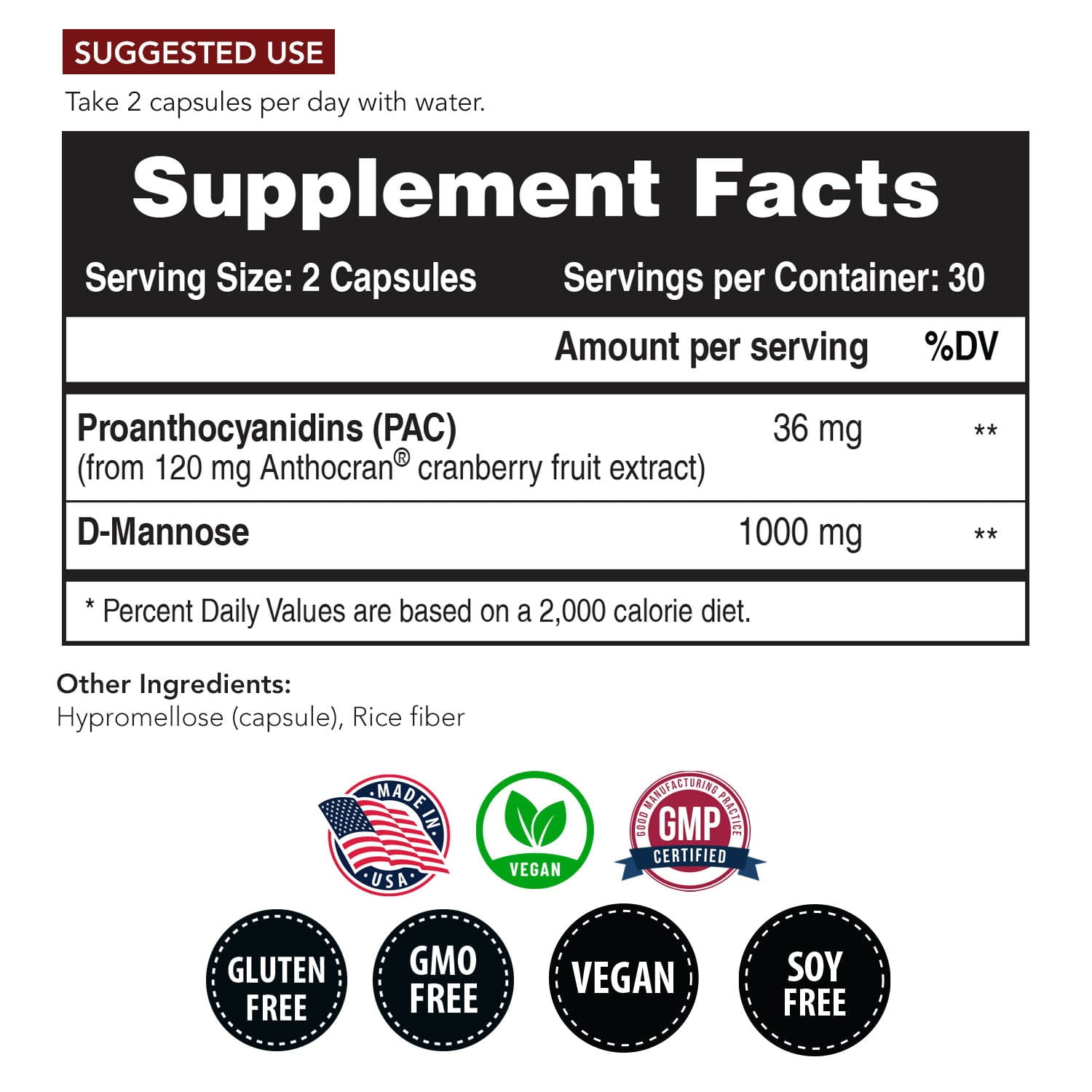 Buy CranEaze 36 mg PAC from Superior Cranberry Juice Extract Plus D