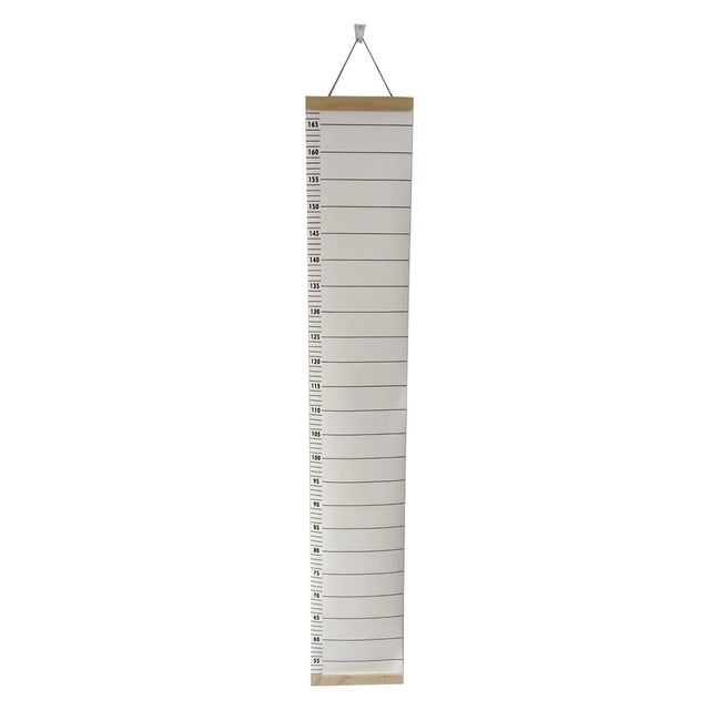 Yuarrent Regla de medición de altura de tela de poliéster, tabla de crecimiento gruesa para niños, regla de pared colgante para el hogar, guardería, Decoración del hogar Yuarrent HA019615-00