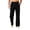 Black, variant on Pants for Men Smart Casual Loose Fit Pants for Travel, Daily Wear Lightweight Pants with Pockets Black S