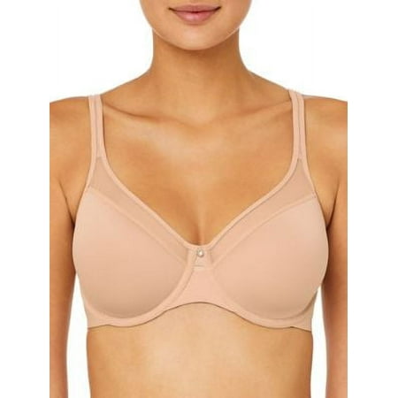 

Bali Underwire Bra One Smooth U Ultra Light Convertible Straps Adjustable 3439