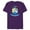Purple, variant on Star Wars R2-D2 and C-3PO Hanukkah Spinning Dreidel - Short Sleeve Blended T-Shirt for Adults - Customized-Yellow
