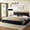 Black, variant on GUNAITO Queen Bed Frame with Headboard, Platform Bed with 4 Drawers, Velvet Upholstered Bed Frame with LED Lights & Charging station, Black