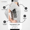 thumbnail image 5 of Lati Fashion 5 Pack Dry Fit Shirts for Women Workout Tops Short Sleeve V Neck Womens T Shirts for Yoga Running Pilates S-3X, 5 of 6