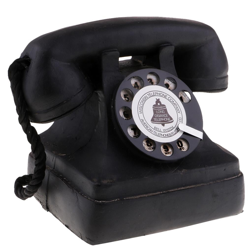 Antikes Haupttelefon Retro Weinlese altmodisches Hauptvorwahl Telefon 7111 
