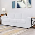 thumbnail image 2 of CHUN YI Stretch Checks Spandex Sofa Cover Separate Backrests Cushions Cover Slipcover, 2 of 5