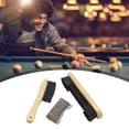 thumbnail image 2 of Pool Table Brush Set  Set of 3 Billiards Pool Table with Wood Handle and Nylon Bristle Billiard Table Cleaner Kit for Pool Table, 2 of 6