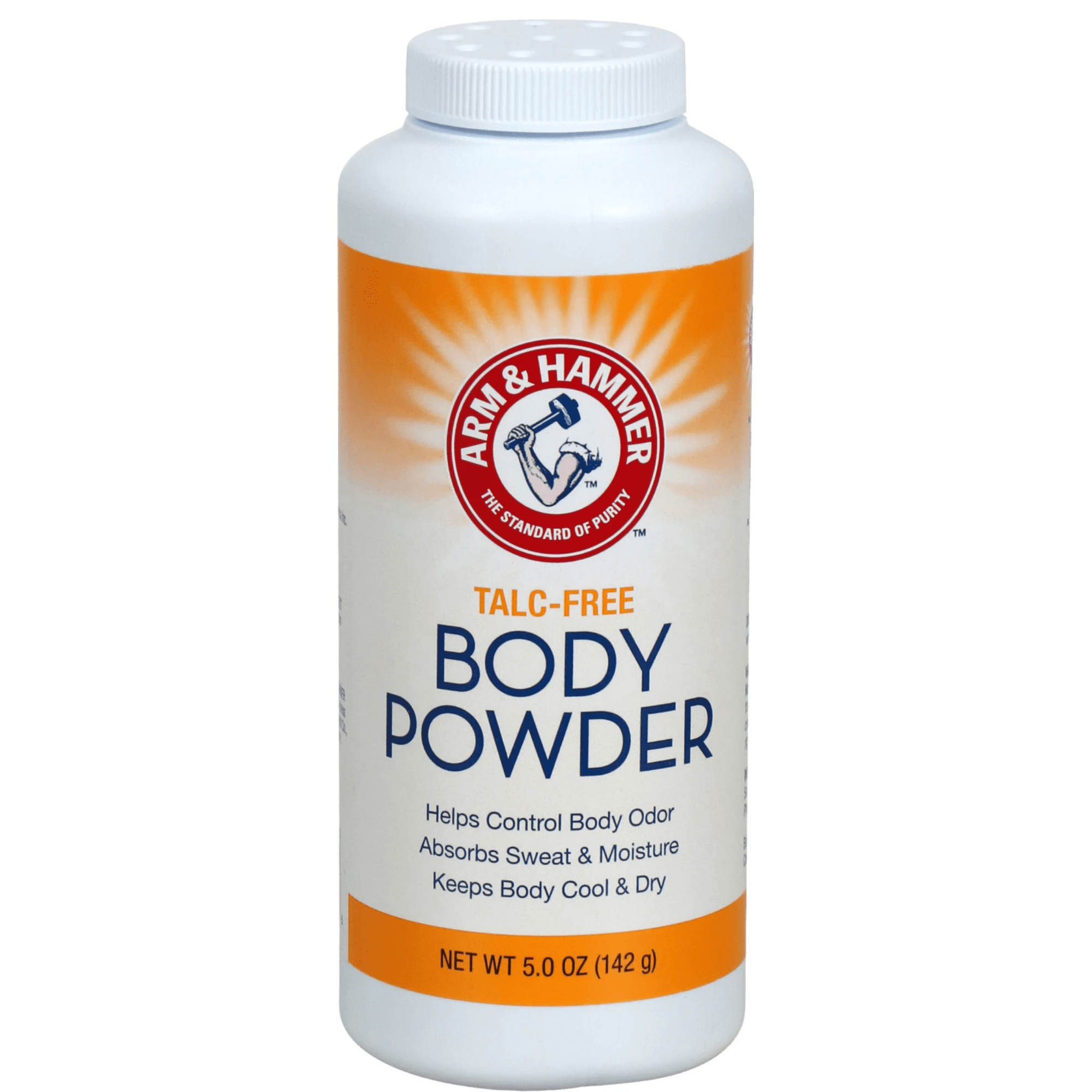 Arm & Hammer Talc-Free Odor Control Body Powder, Set of Three(3), 5 oz. each., White