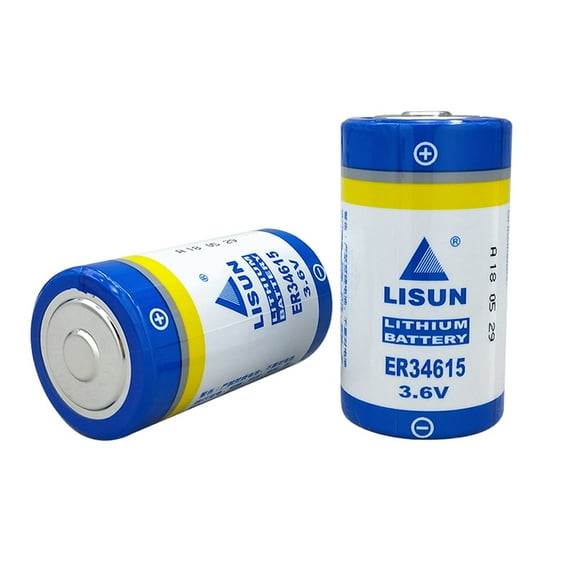 TrendyChic  (2-Pack) ER34615 3.6V 19000mah D Cell  Li-ion Lithium Battery for Multipurpose PLC Programmer ETC Battery