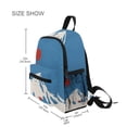thumbnail image 3 of FORMRS School Backpack with Front Zippered Pocket 12" Student Travel Daypack, Snow Mountain, 3 of 6