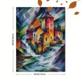thumbnail image 3 of Qisvanset 12x16 Inch Alchemist Vintage Gothic Canvas Painting Wall Art, 3 of 5