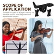 thumbnail image 4 of HOOWIFFY Adults Violin Bow Holder Grip 1 Set in Black for Proper Posture, 4 of 8