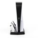 thumbnail image 4 of Soporte vertical con ventilador de refrigeración compatible con la estación de carga de la consola PS5 con doble, 4 of 5